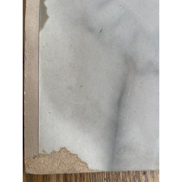 Antique Portrait Of Serious Young Boy Framed Photograph With Distressed Corners - Picture 6 of 8